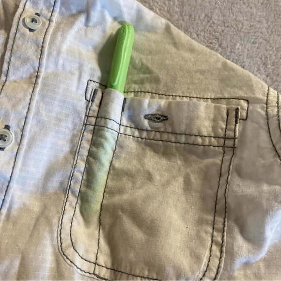 Michael Brandon Mens S Button Down Shirt Long Sleeve Pockets Casual Adult Party - Picture 9 of 11